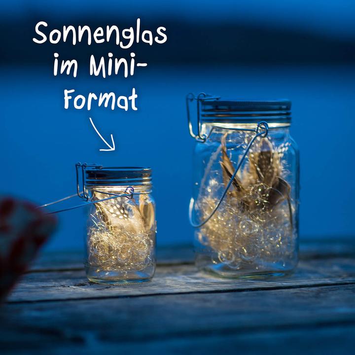 Produktbild Sonnenglas Solarlampe im Einmachglas (Ø 8.5 x 11 cm, 1 x)