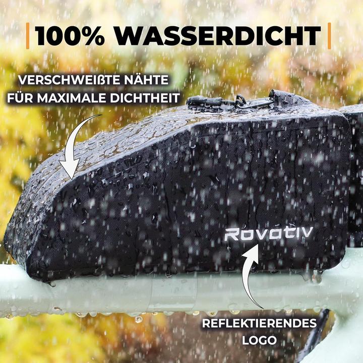 Actual product image Rovativ Rahmentasche für Velos (1 l, Frame bag)