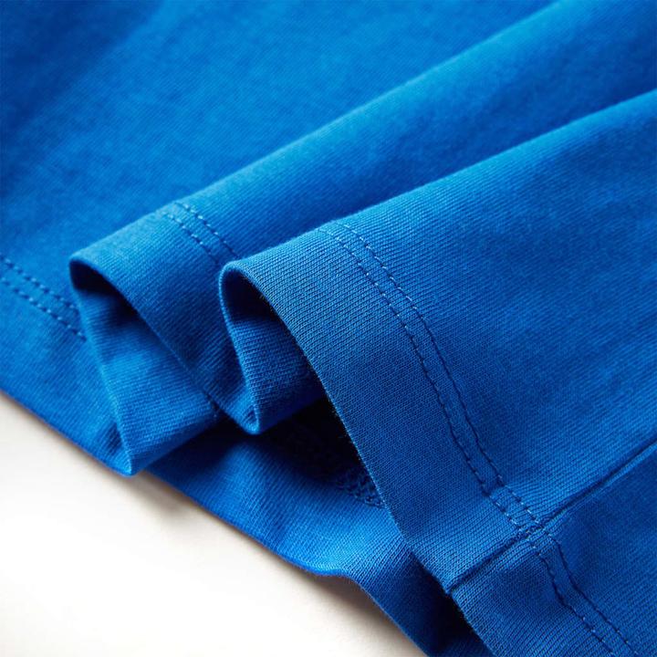 Immagine prodotto VidaXL Camicia da bambino a maniche lunghe blu cobalto 92,Materiale: 100 (92)