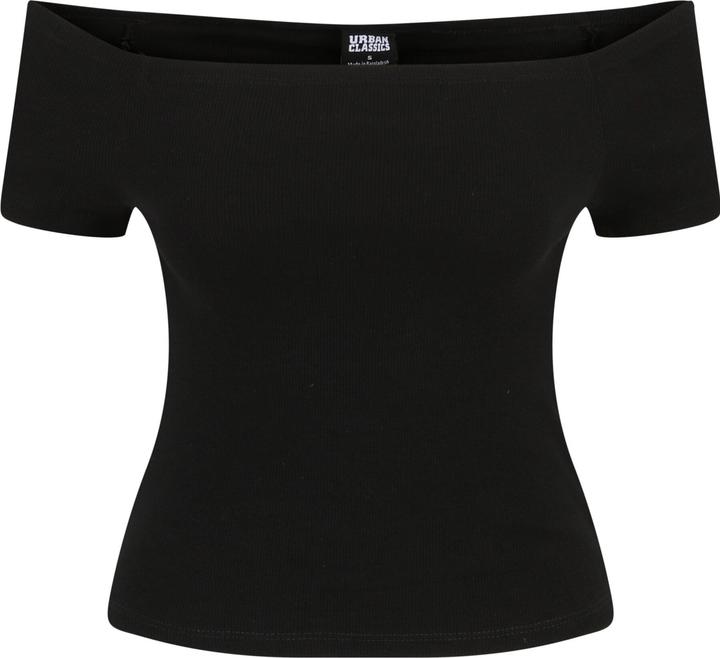 Produktbild Urban Classics Ladies Off Shoulder Rib Tee 2-Pack (XS)