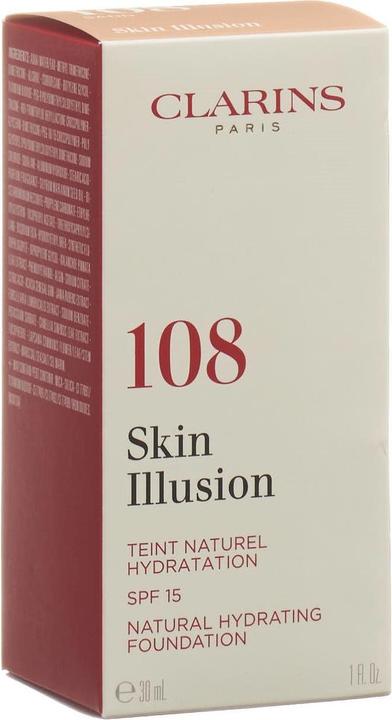 Actual product image Clarins Skin Illusion SPF15 No. 108 - Sand (No. 108 - Sand)