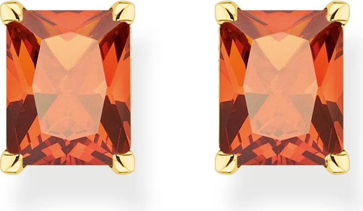 Immagine prodotto Thomas Sabo Orecchini con pietra arancione, oro (Argento 925)