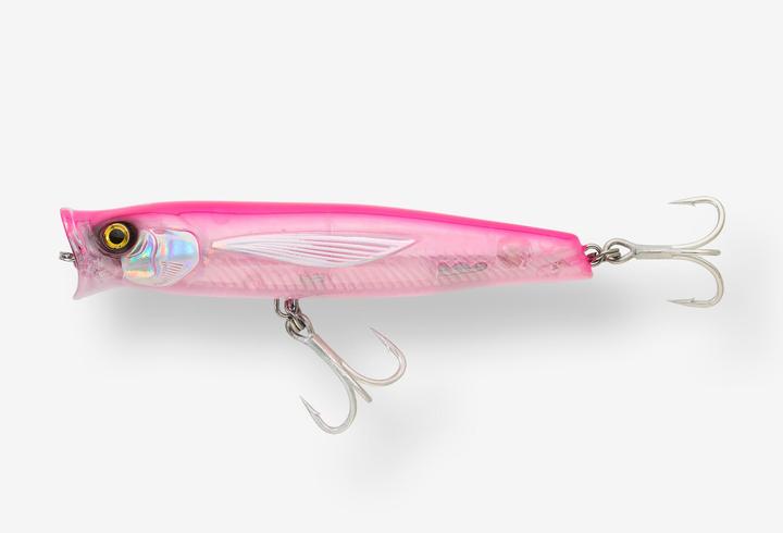 Produktbild Caperlan Oberflächenköder Popper Exofly Pop 12 cm rosa Meeresangeln (12 cm)