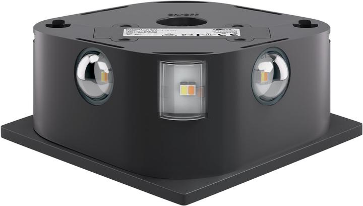 Actual product image Goobay Rhombus LED solar wall light, black (30 lm, IP44)