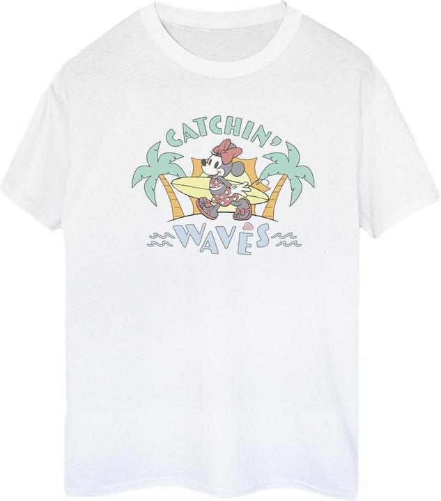 Disney Minnie Mouse Catchin Waves TShirt (S)