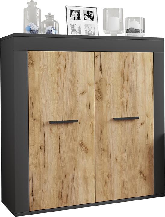 Produktbild VCM 4 tlg Schrankwand Set Wohnwand Usilo L (242 x 37 x 159 cm)