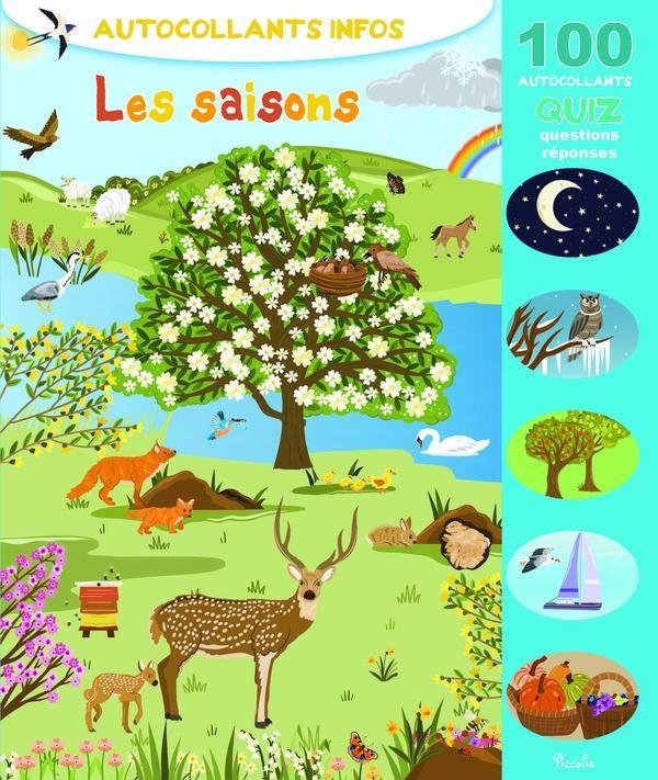 Actual product image Les saisons : autocollants infos