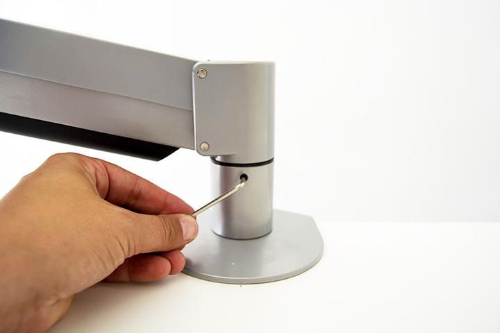Image du produit Kenson Monitor Arm med gaspatron (sølv) (Tables, 32")