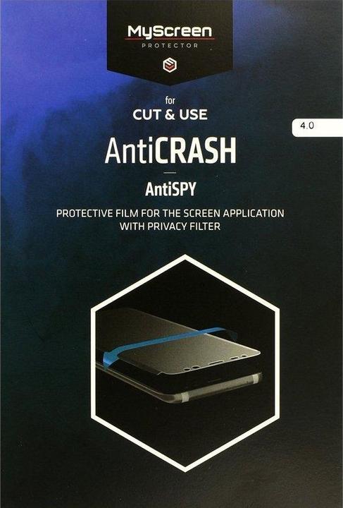 Produktbild Myscreen MS CUT&USE folia antiCRASH antiSPY 4.0 7" Sprzedaż w pakiecie po 10szt cena dotyczy 1szt (661.42")