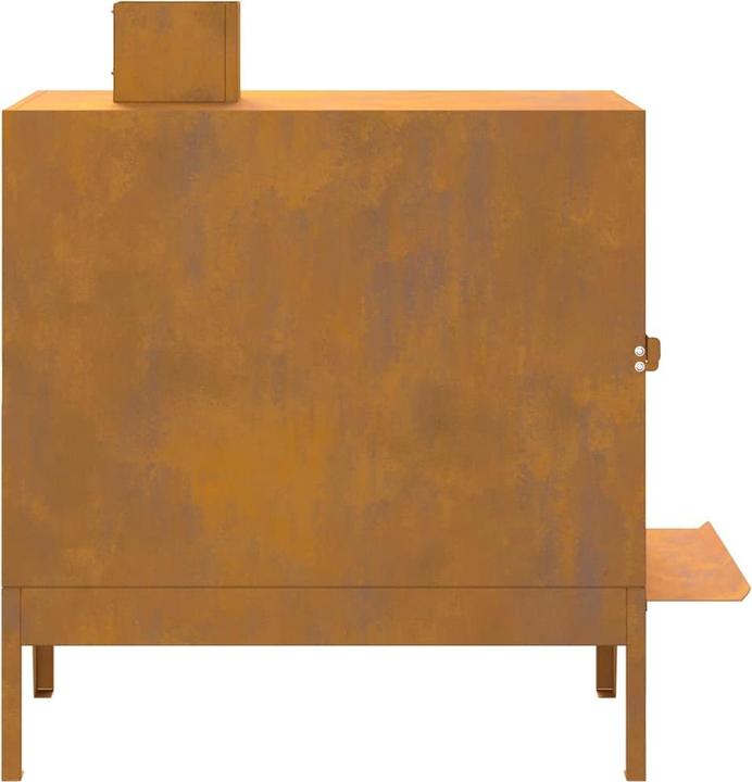 Produktbild VidaXL Gartenofen 35x50x60 cm Cortenstahl Camping Ofen tragbarer Ofen Holzofen