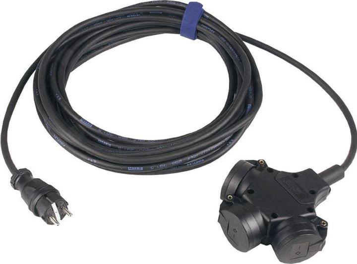 Produktbild Sirox 345.505 Strom Verlängerungskabel 16 A Schwarz 5.00 m (5 m, CEE 7/3)