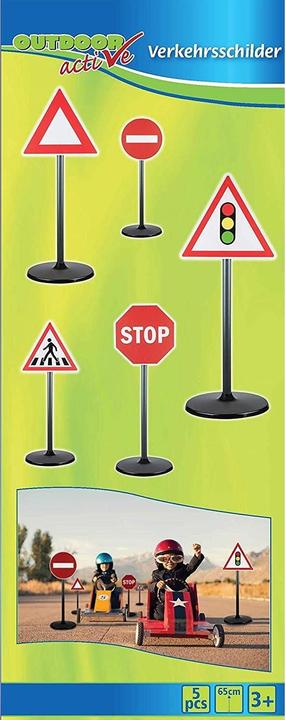 Produktbild Outdoor Active Verkehrsschilder, 5-teilig, Höhe 65 cm