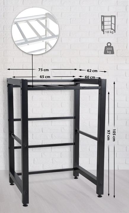 Immagine prodotto Swisshandel24 Scaffale per lavatrice Medina