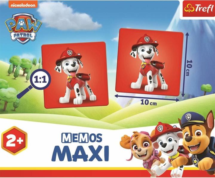 Actual product image Trefl Paw Patrol Memory Puppy Patrol Game (English)