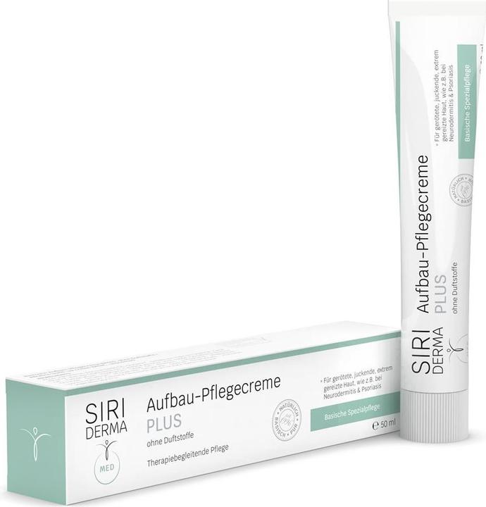 Produktbild Siriderma Aufbau Pflegecreme PLUS ohne Duftstoffe (50 ml, Gesichtswasser)