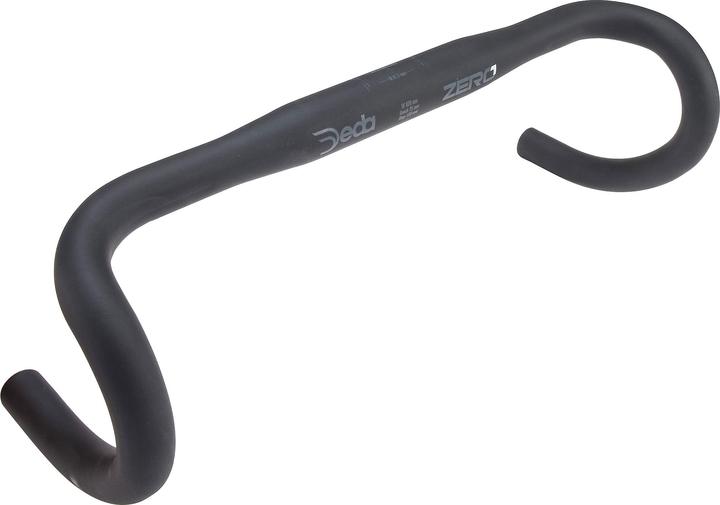 Actual product image Deda Elementi ZERO1 RHM Handlebar, Black on Black (BOB), Alloy 6061 (38 cm) (31.80 mm)