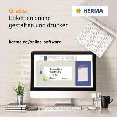 Produktbild HERMA Wetterfeste Etiketten A4 ablösbar