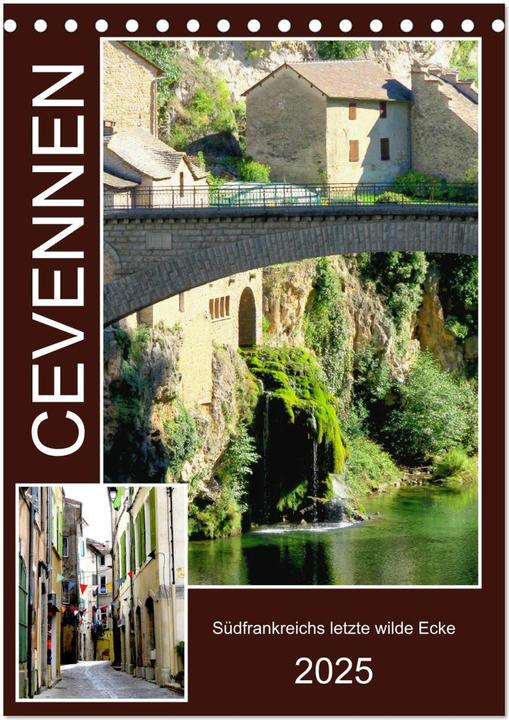 Immagine prodotto Cevennes, l'ultimo angolo selvaggio del Sud della Francia (Calendario da tavolo 2025 DIN A5 (A5, Tedesco)