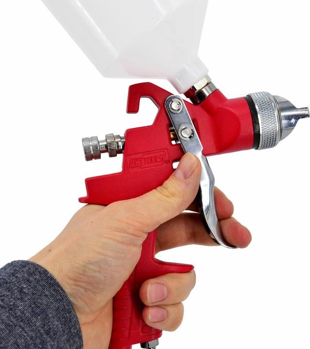 Image du produit AW Tools AWTOOLS Pistolet à peinture HVLP AVEC RÉSERVOIR D'ENTRÉE 2.0 mm
