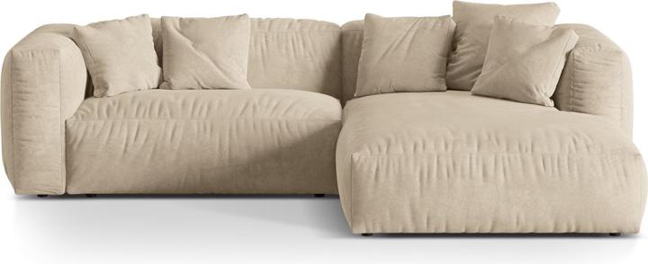 Actual product image Micadoni Modular Right Corner Sofa, "Martina", 2 Seats, 283x176x75 Made in Europe (Corner sofa)