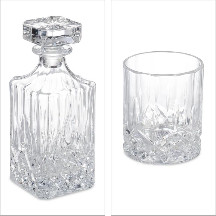 Produktbild Relaxdays 5-tlg. Whisky-Set (3.30 dl, 1 x, Whiskygläser)
