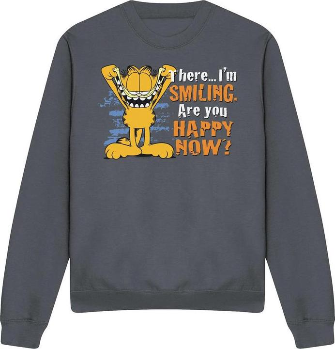 Immagine prodotto Garfield Smiling Felpa Adulto Unisex (L)