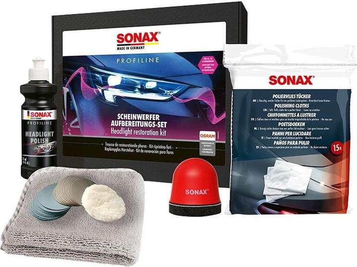 Produktbild Sonax Scheinwerfer Aufbereitung-Set (300 ml)
