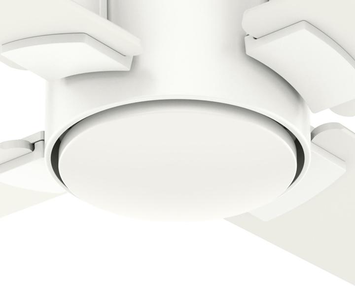Actual product image Hunter Fans Deckenventilator Cordelia L Weiss mit Fernbedienung (46 dB)