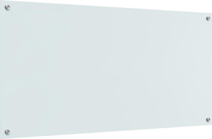Produktbild VidaXL Küchenrückwand Weiss 120x60x0,6 cm aus gehärtetem Glas