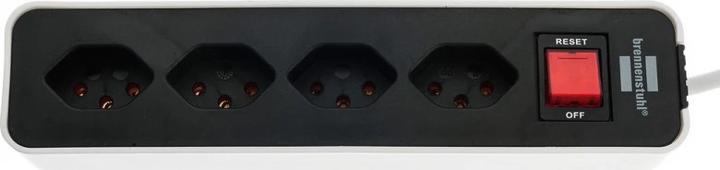 Immagine prodotto Brennenstuhl Bremounta a 4 vie con interruttore *CH* (4 x, Tipo 13, 3 m)