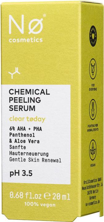 Produktbild Nø Cosmetics clear tøday Chemical Peeling Serum (20 ml)