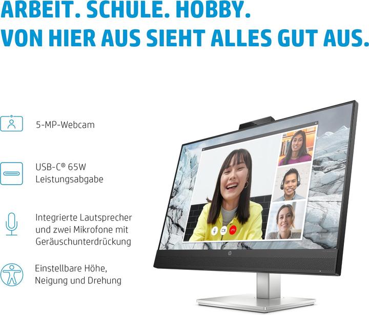 Productafbeelding HP E27m G4 (2560 x 1440 pixels, 27")