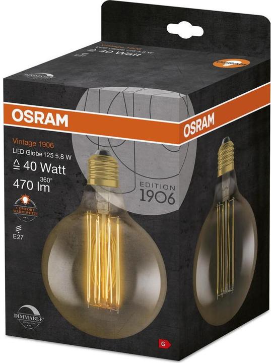 Immagine prodotto Osram Annata 1906 (E27, 5.80 W, 470 lm, 1 x, G)