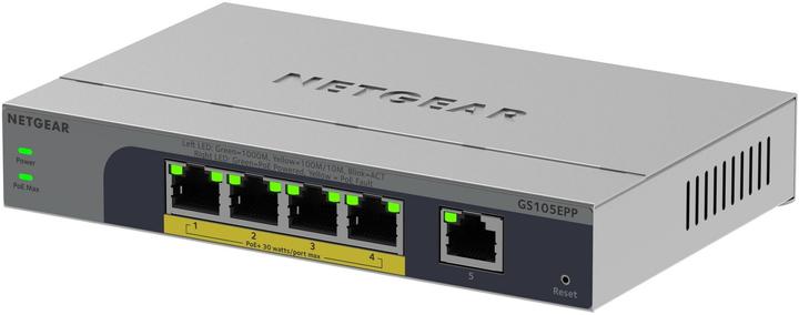 Netgear 5PT GB PLUS SWICH W/ POE+ GS105EPP (5 Ports)
