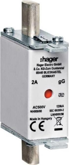 Produktbild Hager Sicherungseinsatz DIN-000 40A (40 A)
