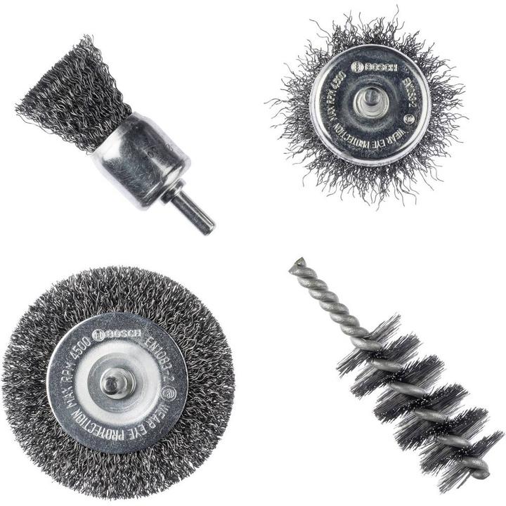 Bosch Zubehör 4tlg. Drahtbürsten-Set 4tlg. Drahtbürsten-Set