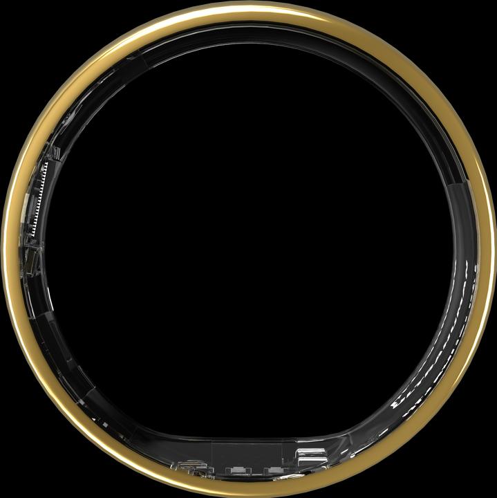 Actual product image Ultrahuman Ring Air- Size-08- Air Gold (8, Bionic Gold)