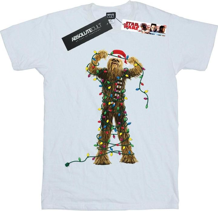 Star Wars Chewbacca Christmas Lights TShirt Jungen