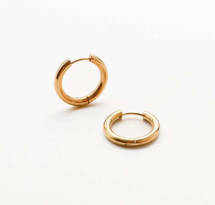 Tara Style Ava Bold Infinity Hoop - Creolen (waterproof) (100% wasserfest, 18k Edelstahl vergoldet)