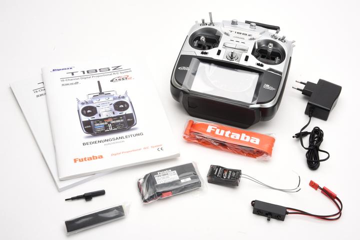 Actual product image Futaba T18SZ-R7008SB-2.4G Mode 2