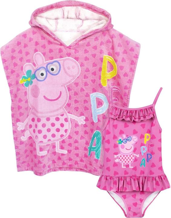 Image du produit Peppa Pig Ensemble maillot de bain et poncho fille (122)