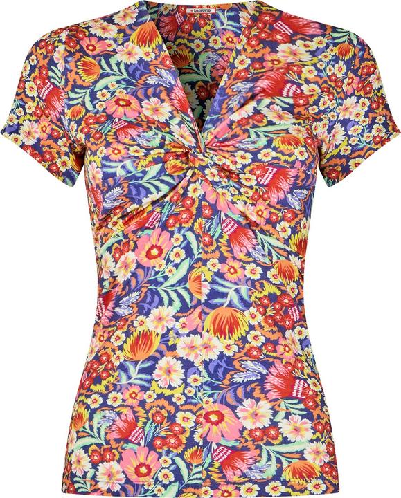Actual product image Joe Browns Bright Floral Knotted Twist Front Jersey Top