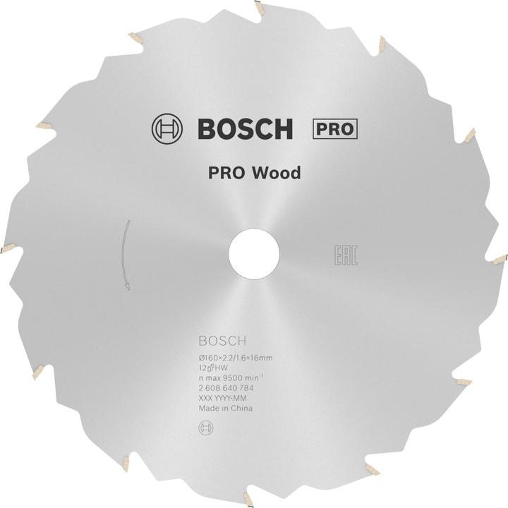 Produktbild Bosch Professional Zubehör PRO Wood Kreissägeblatt, 160 x 2.2 x 16 mm