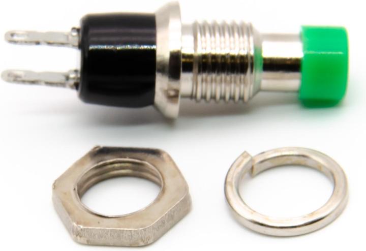 Purecrea Flush-mounted push-button green 7mm 2P