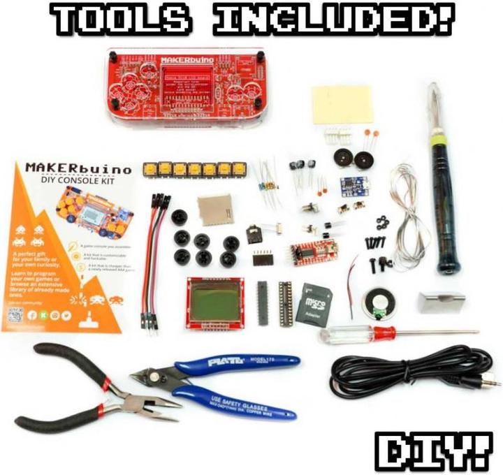 Produktbild MAKERbuino Set inklusive Werkzeug