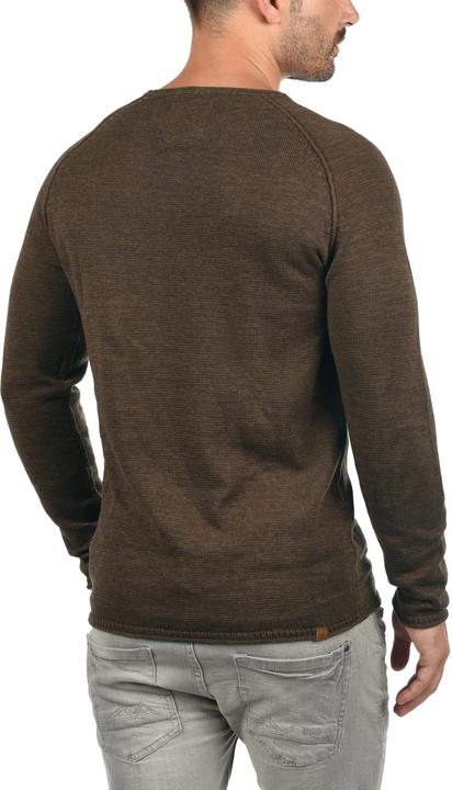 Actual product image Blend Dan Men's Jumper Knit Pullover With O-Neck Flecked (L)