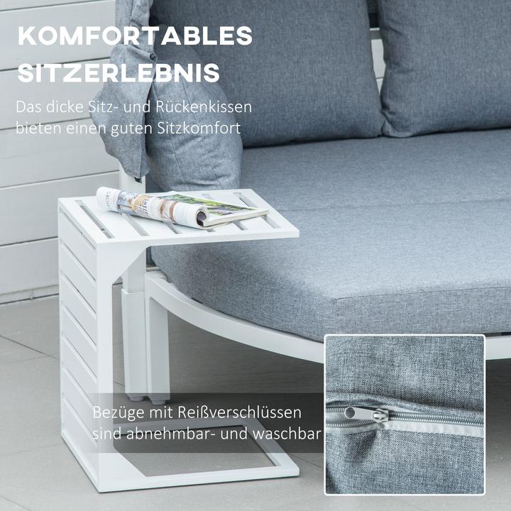 Image du produit Outsunny Ensemble de meubles de jardin avec auvent