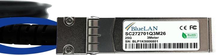 Actual product image CBO Alcatel-Lucent SFP-25G-C3M compatible BlueLAN DAC SFP28 SC272701Q3M26