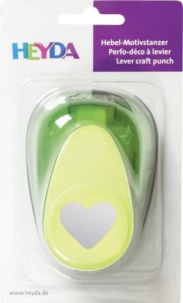 Image du produit Heyda Perforatrice à motif XXL "coeur", couleur : vert