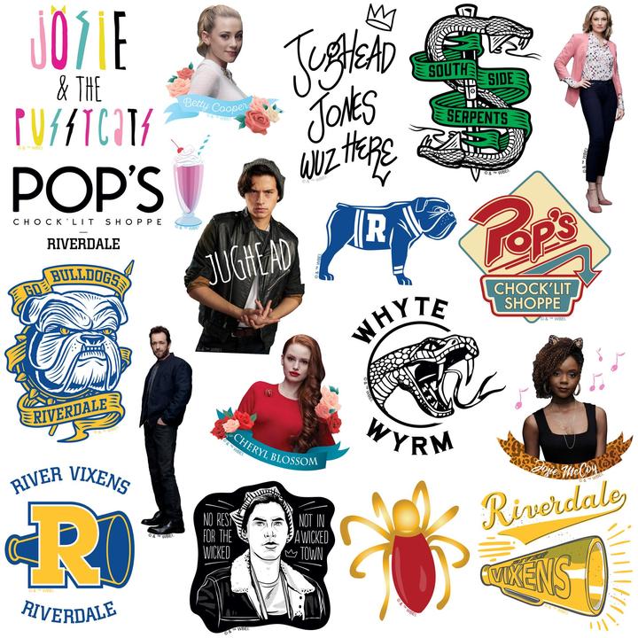 Actual product image Riverdale Deluxe Stickers (Pack of 100)